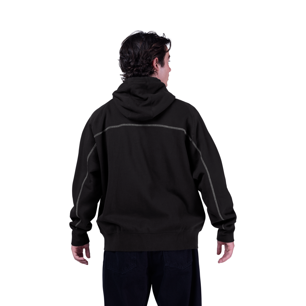 Fox Racing Moto-X Oversized Fleece Zip in SCHWARZ