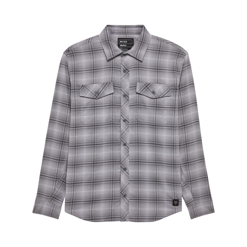 Fox Racing Survivalist Stretch Flannel LS in GRAU