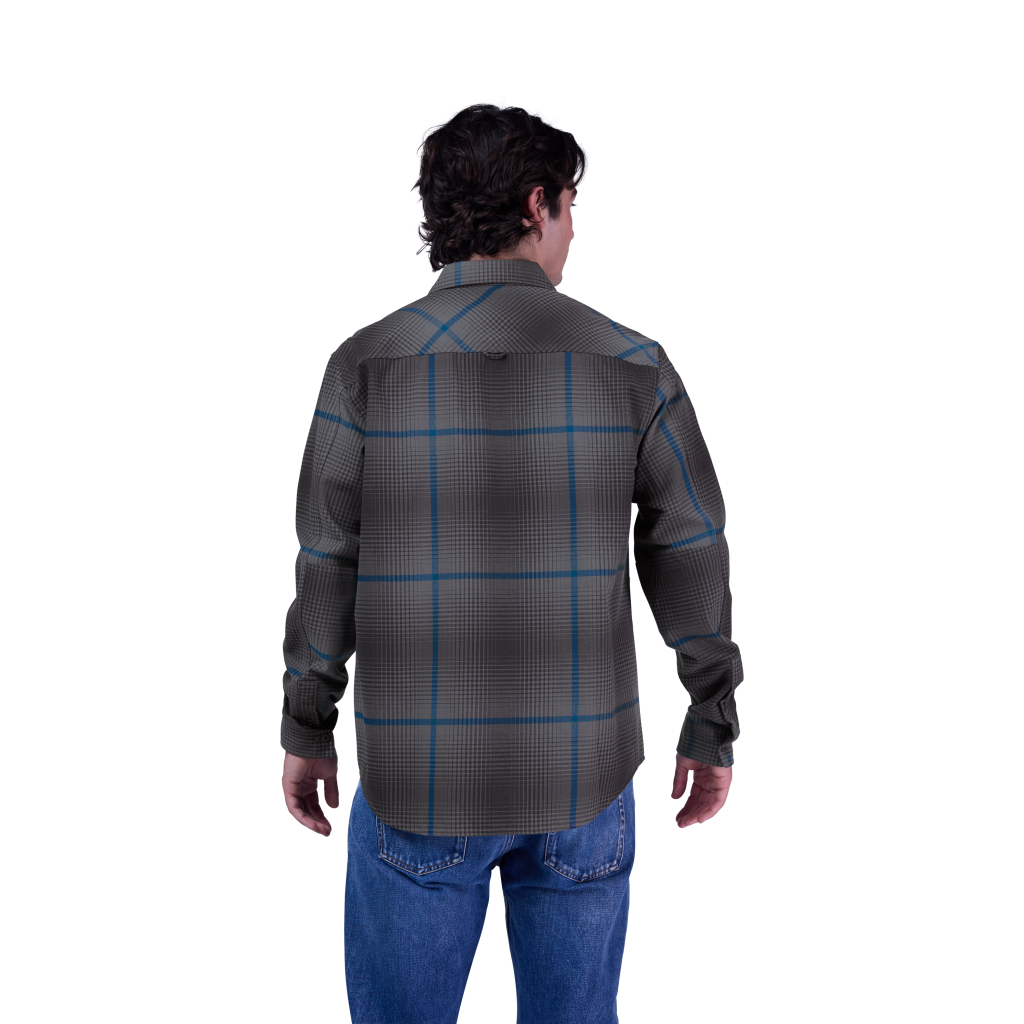 Fox Racing Survivalist Fire Flannel LS in GRAU