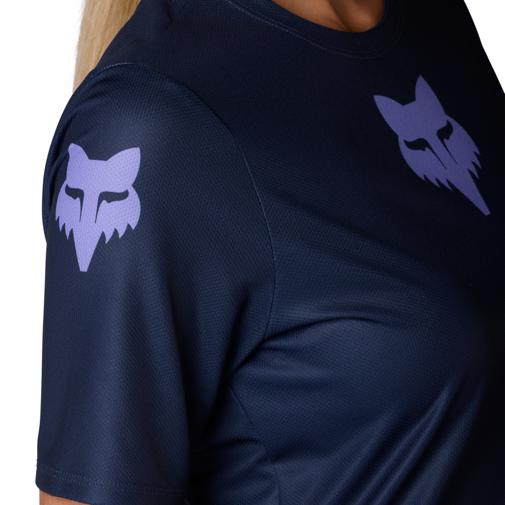 Fox Racing W Ranger SS Image Print Trikot kurzarm in BLAU