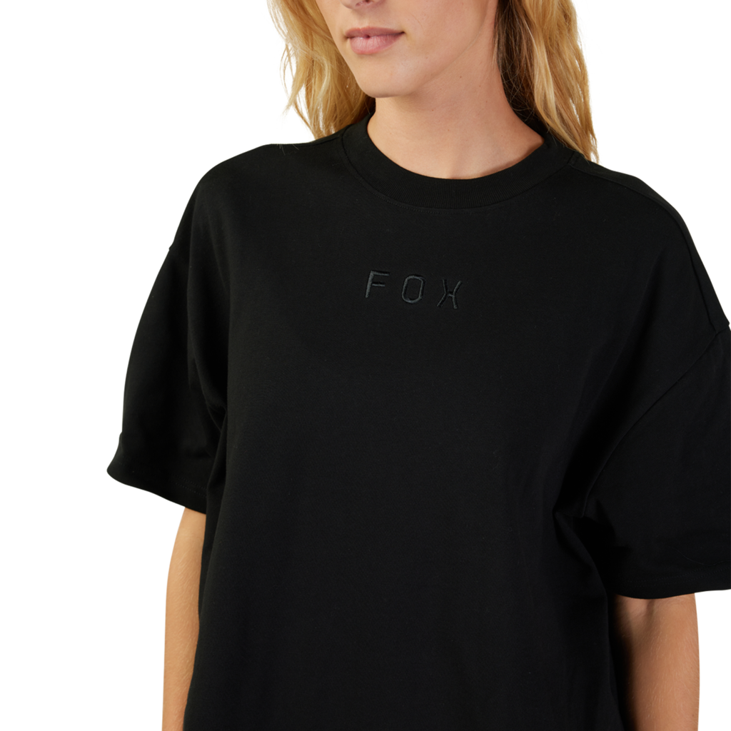 Fox Racing W Wordmark Os SS Tee in SCHWARZ