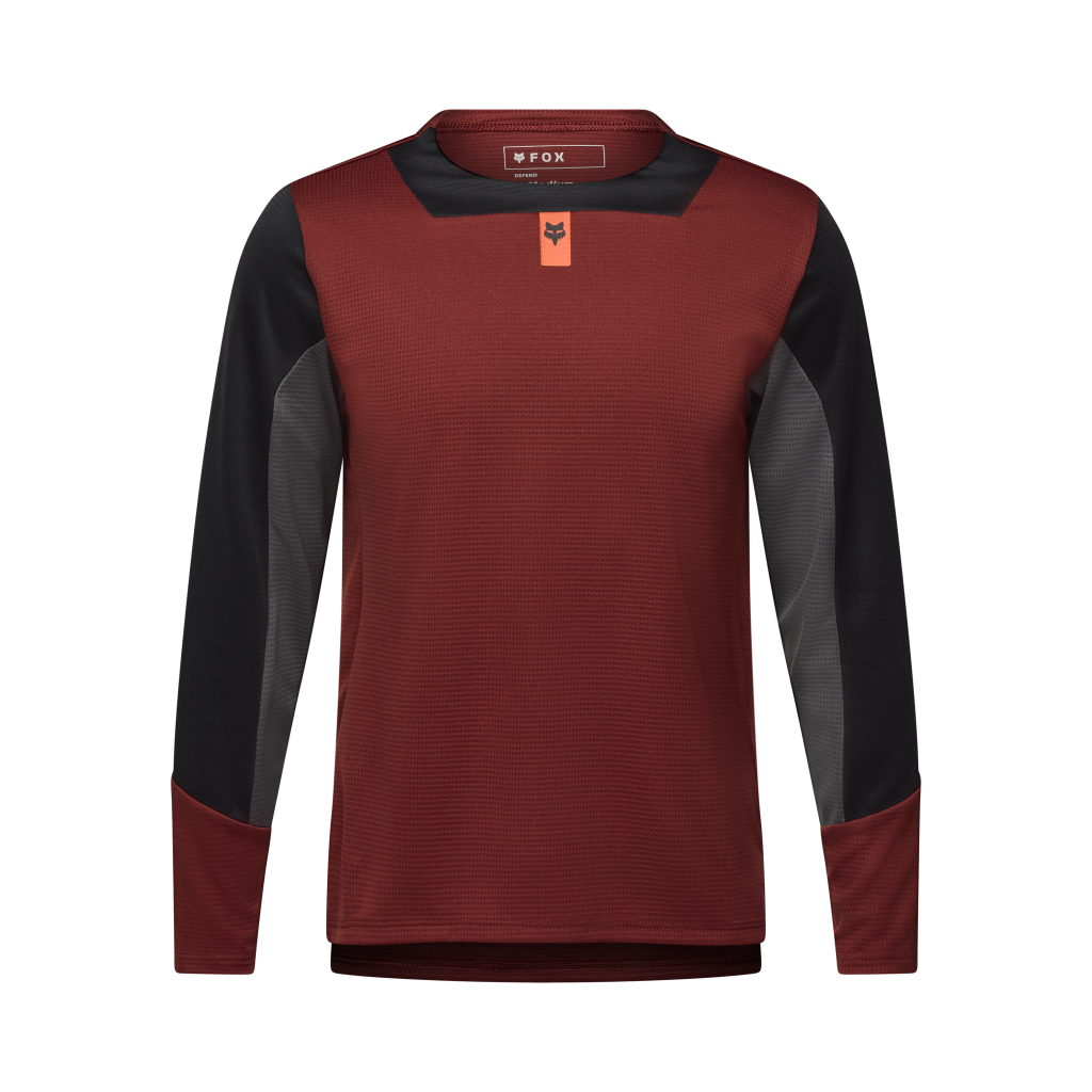 Fox Racing Yth Defend LS Trikot langarm in ROT
