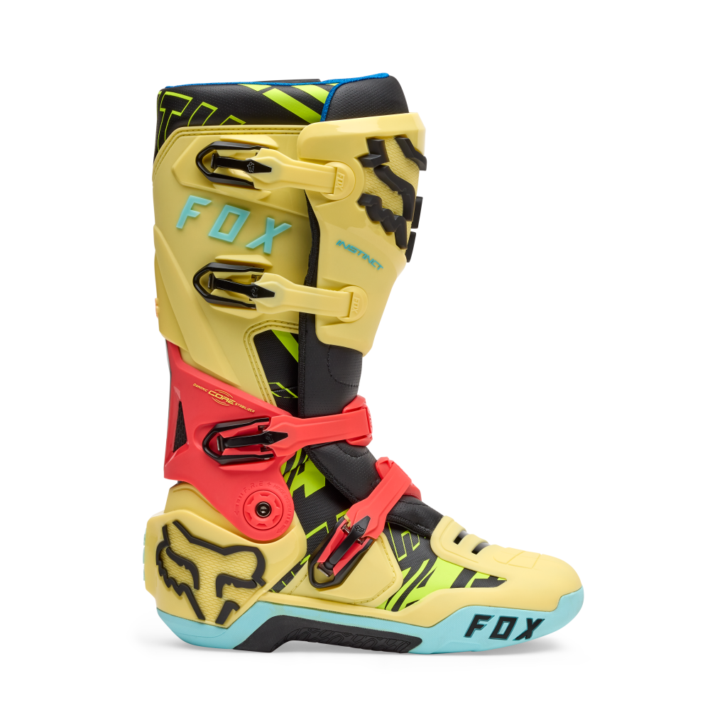 Fox Racing Instinct Elevated Le Motocrossstiefel in GELB