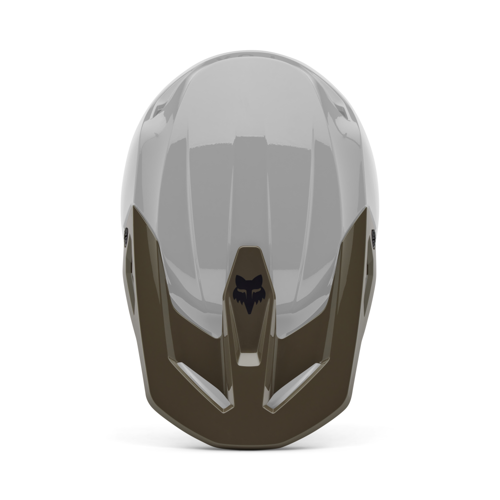 Fox Racing V1 Helmet Visor - Solid in GRAU