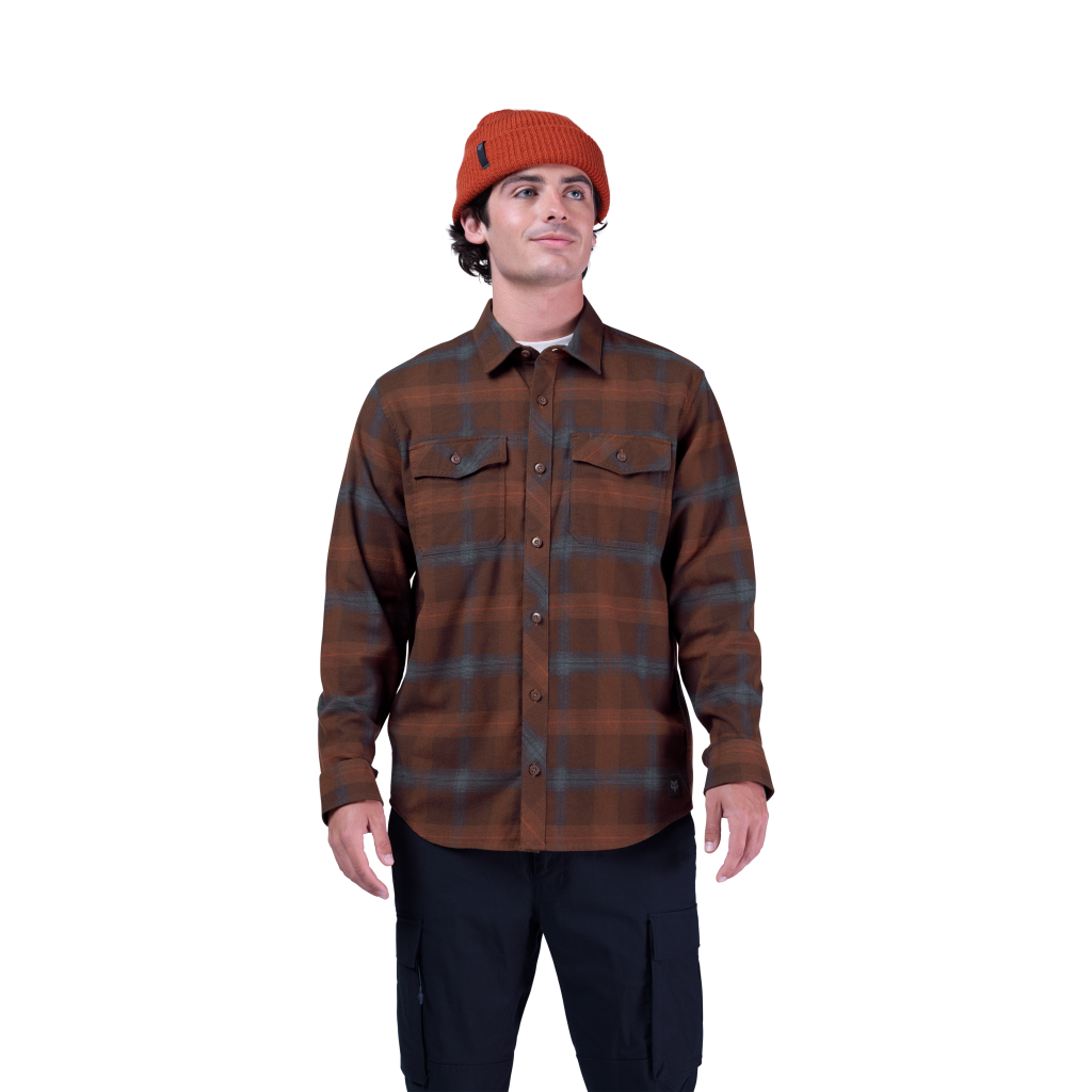 Fox Racing Survivalist Core Flannel LS in BRAUN