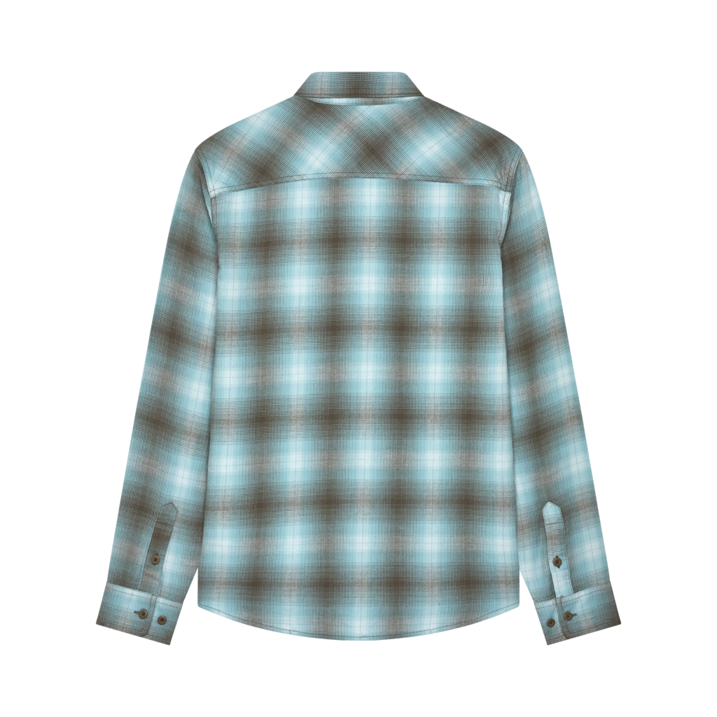 Fox Racing Survivalist Stretch Flannel in BLAU