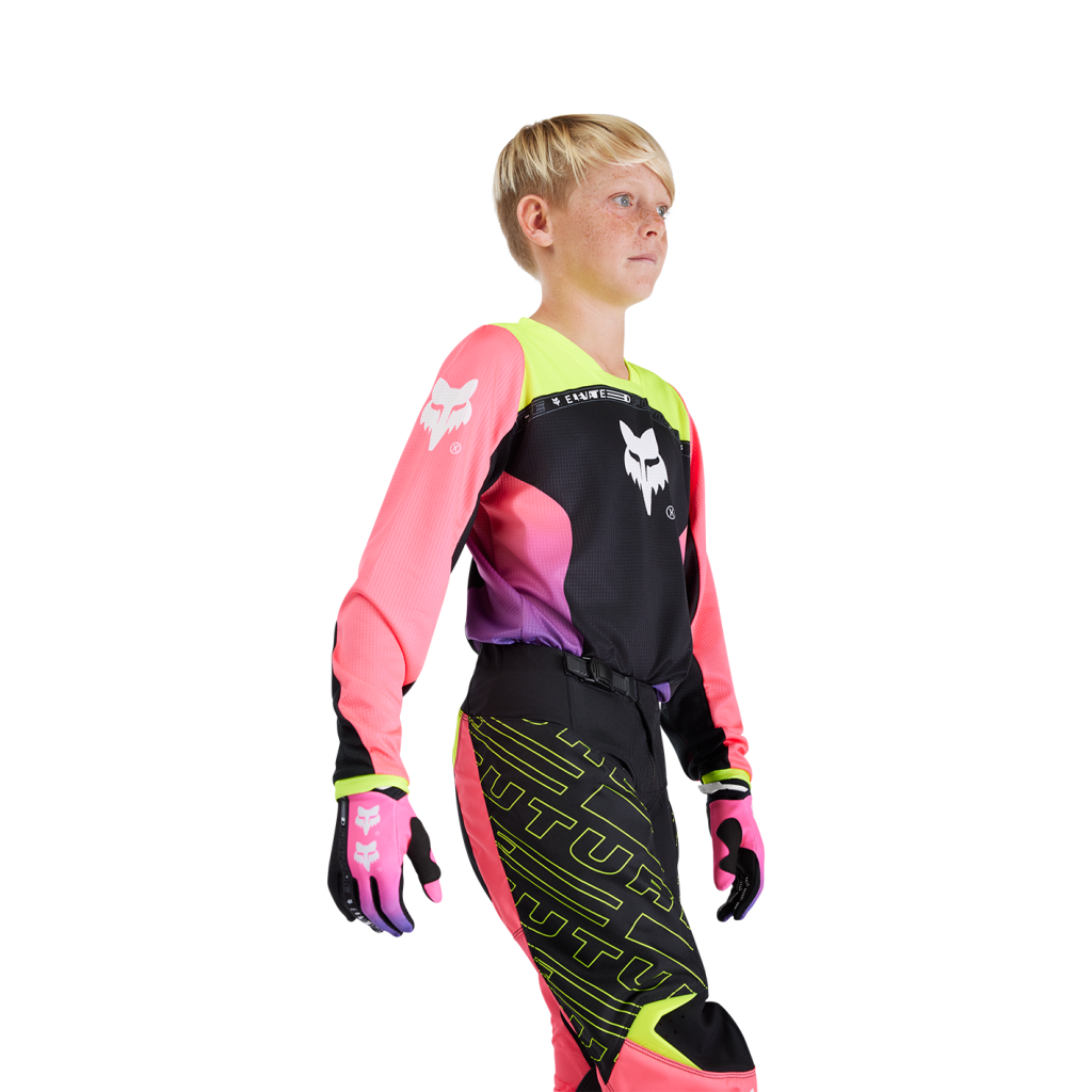 Fox Racing Yth 180 Elevated Motocrosstrikot in PINK