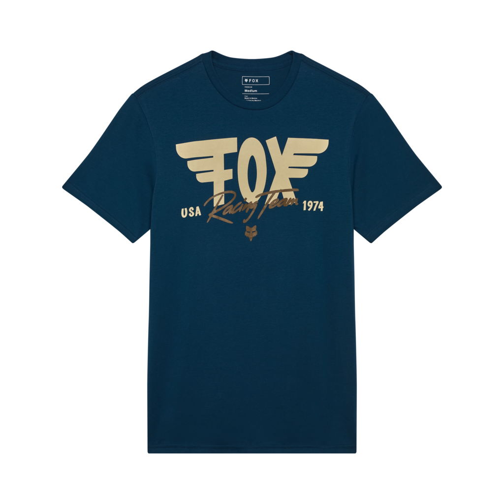 Fox Racing Winged SS Prem Tee in BLAU