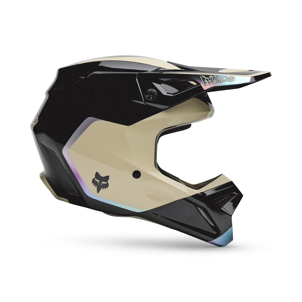 Fox Racing V1 Hello Future Motocross Helm in SCHWARZ