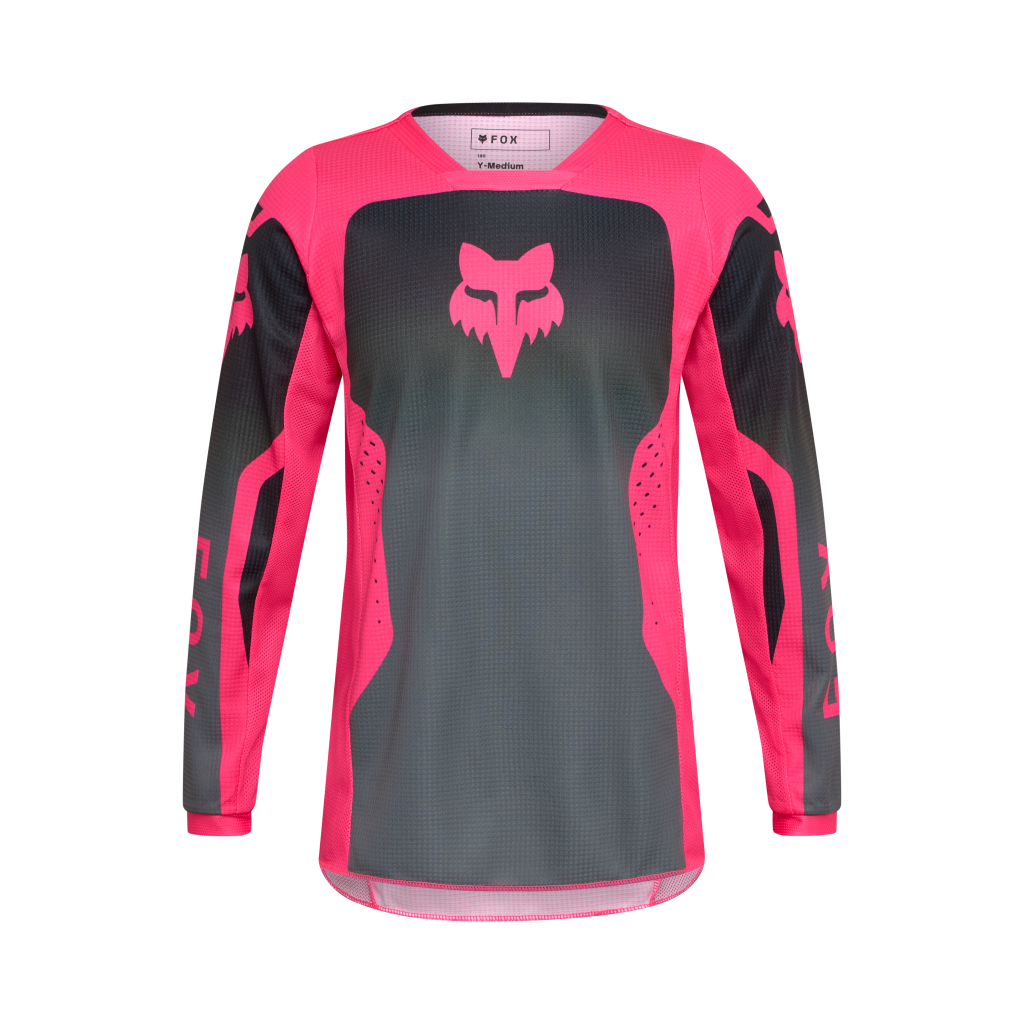 Fox Racing Yth Girls 180 Shield Motocrosstrikot in SCHWARZ