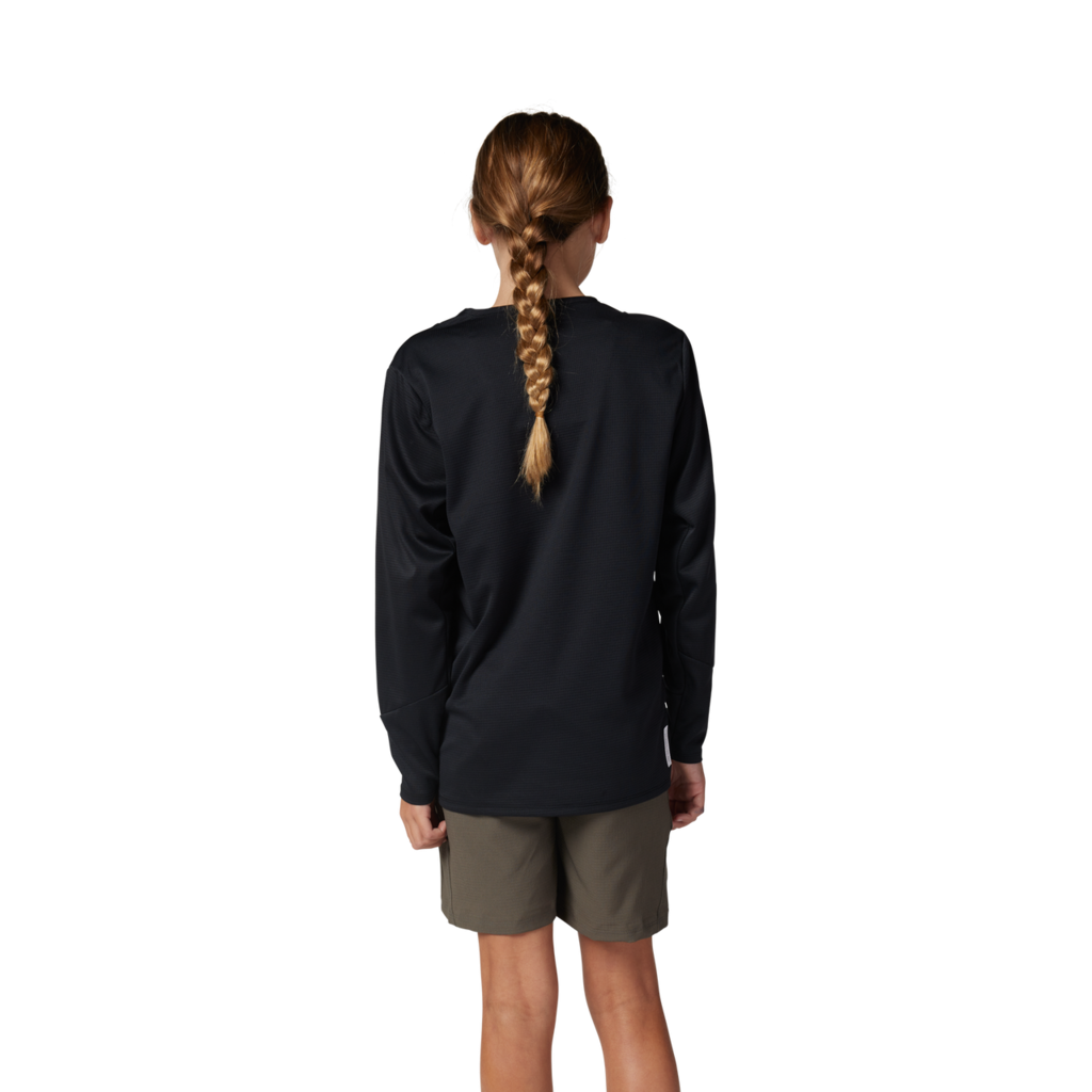 Fox Racing Yth Defend LS Trikot langarm in SCHWARZ