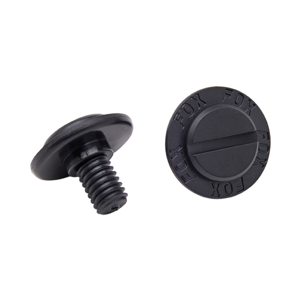 Fox Racing 24 Rampage Visor Screw Kit in SCHWARZ