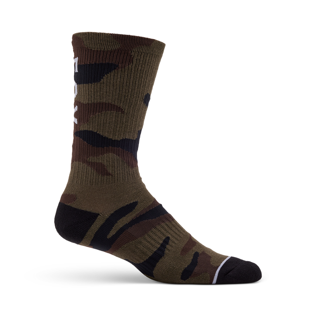 Fox Racing Fox Camo Crew Sock in GRÜN