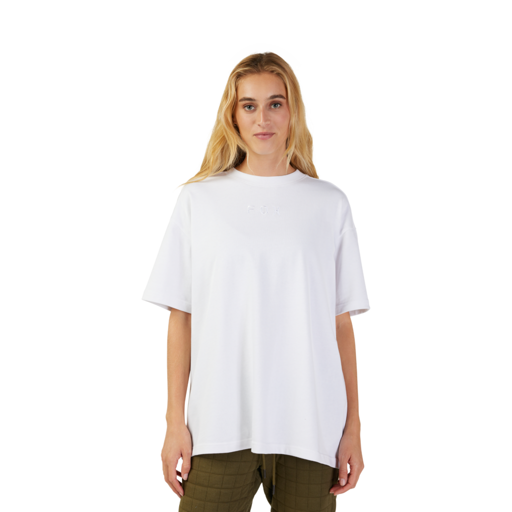 Fox Racing W Wordmark Os SS Tee in WEISS