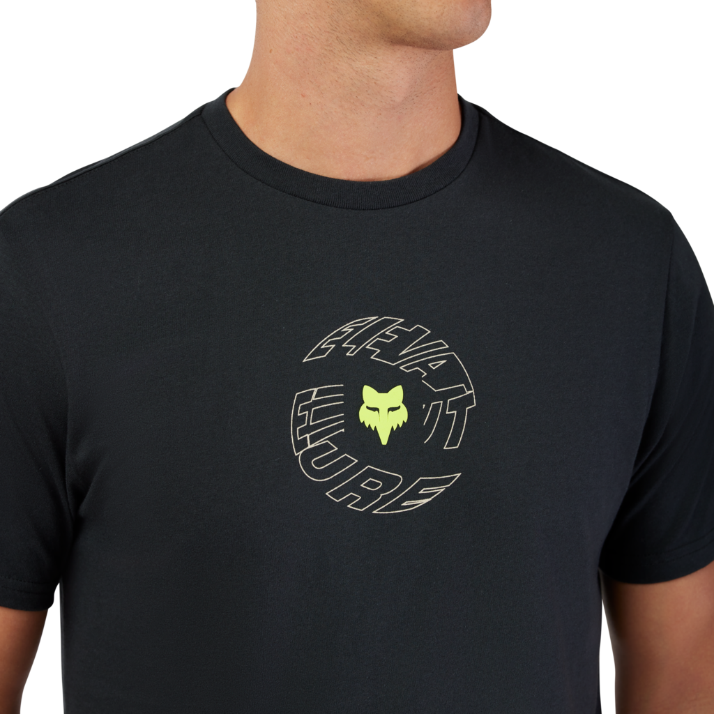 Fox Racing Spiral SS Prem Tee in SCHWARZ