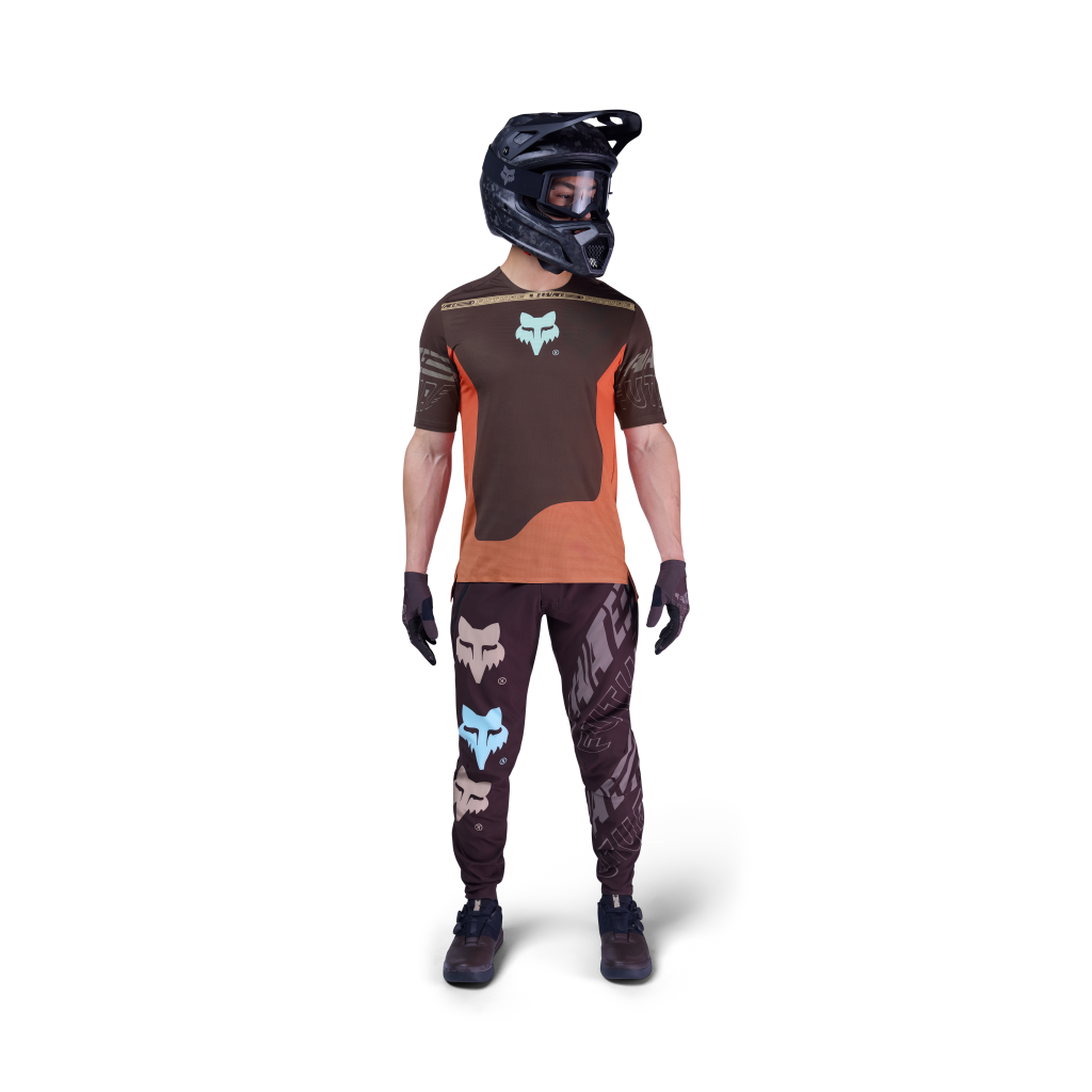 Fox Racing Flexair SS Elevated Trikot kurzarm in BRAUN