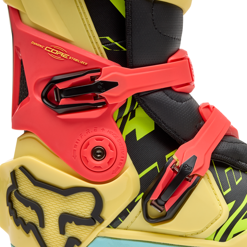 Fox Racing Instinct Elevated Le Motocrossstiefel in GELB