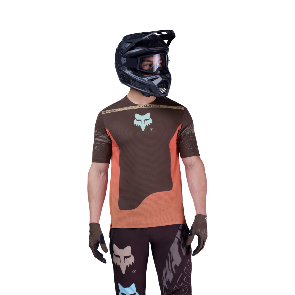 Fox Racing Flexair SS Elevated Trikot kurzarm in BRAUN