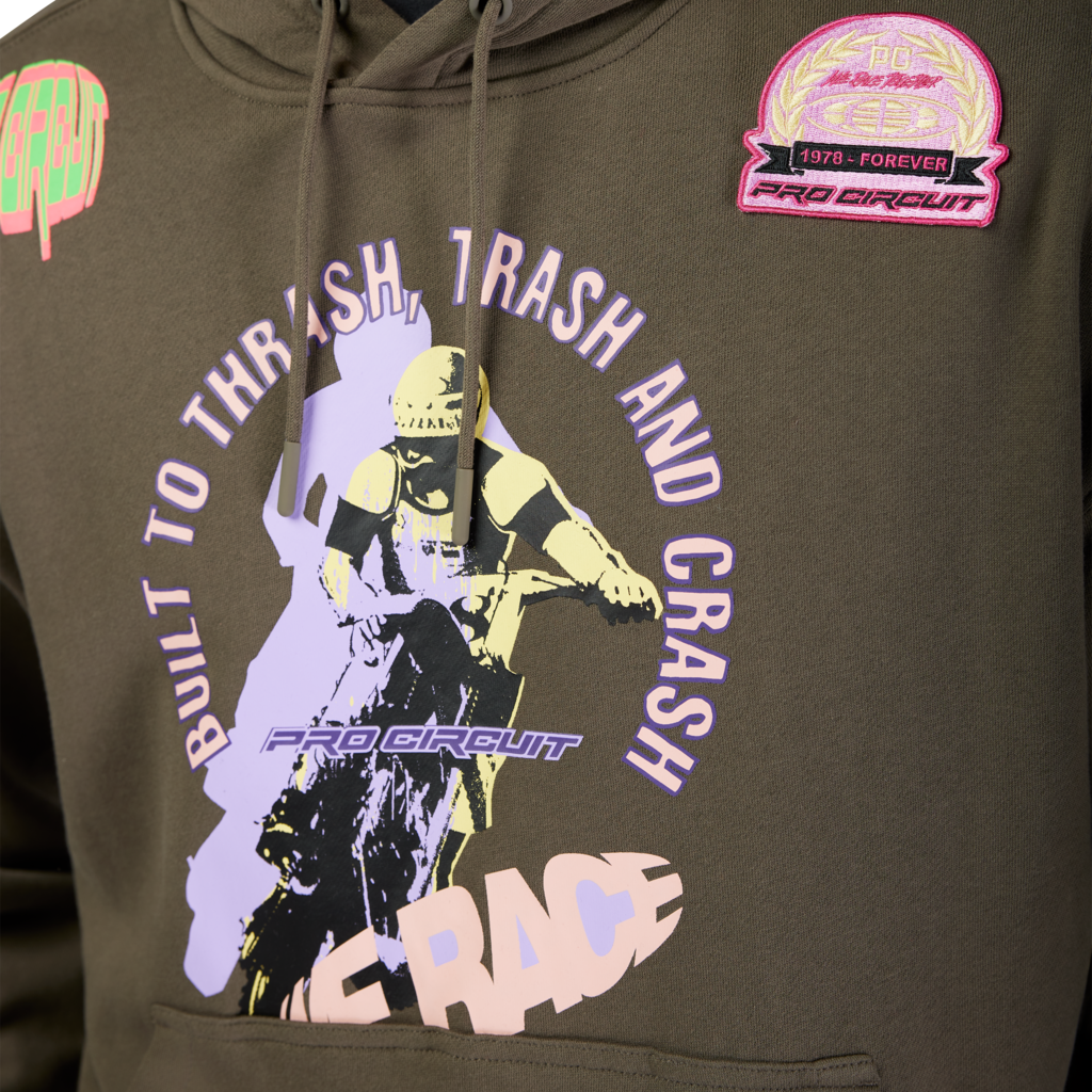 Fox Racing Pro Circuit Oversized Fleece in GRÜN