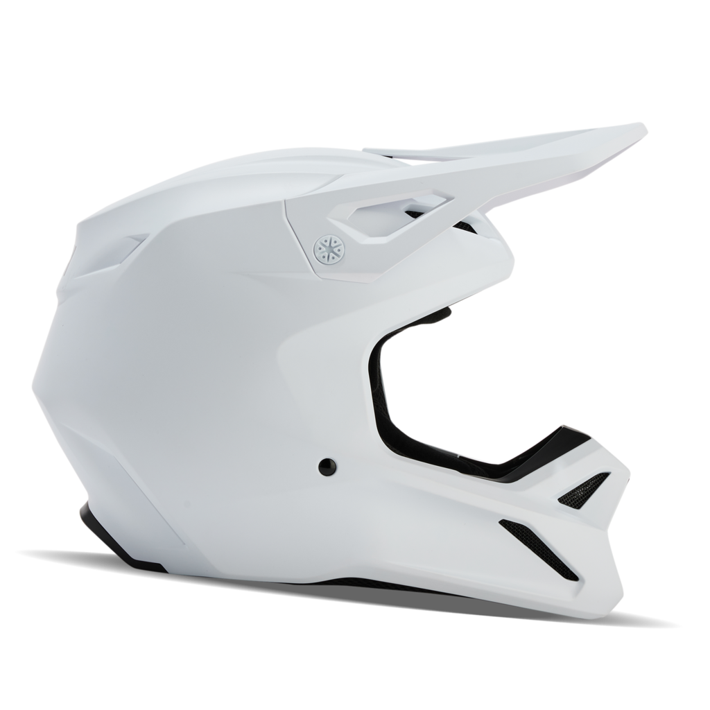 Fox Racing V1 Solid Motocross Helm in WEISS