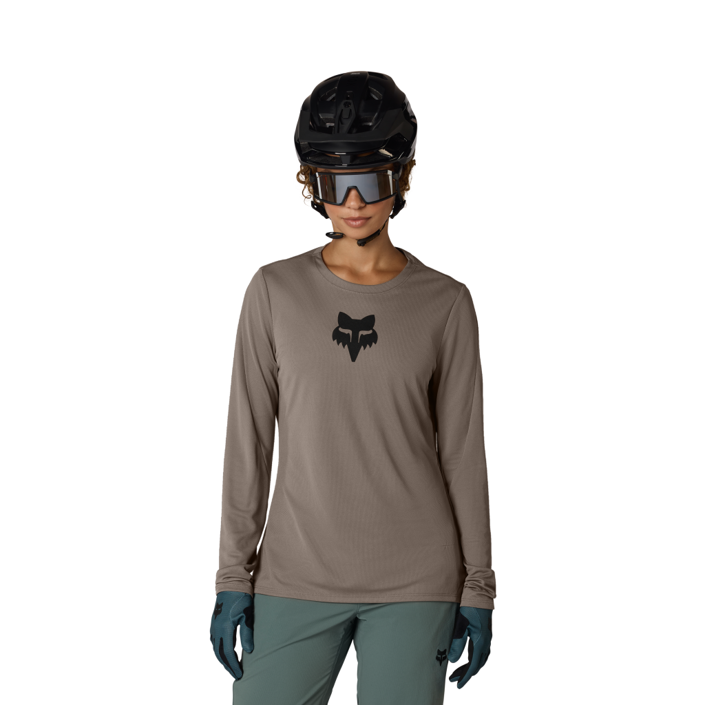 Fox Racing W Ranger LS Fox Head Trikot langarm in BRAUN