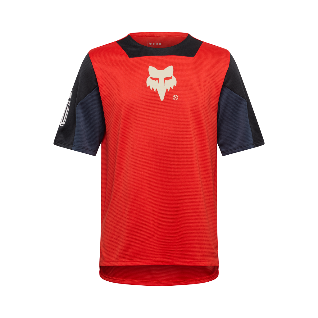 Fox Racing Yth Defend SS Elevated Trikot kurzarm in ROT