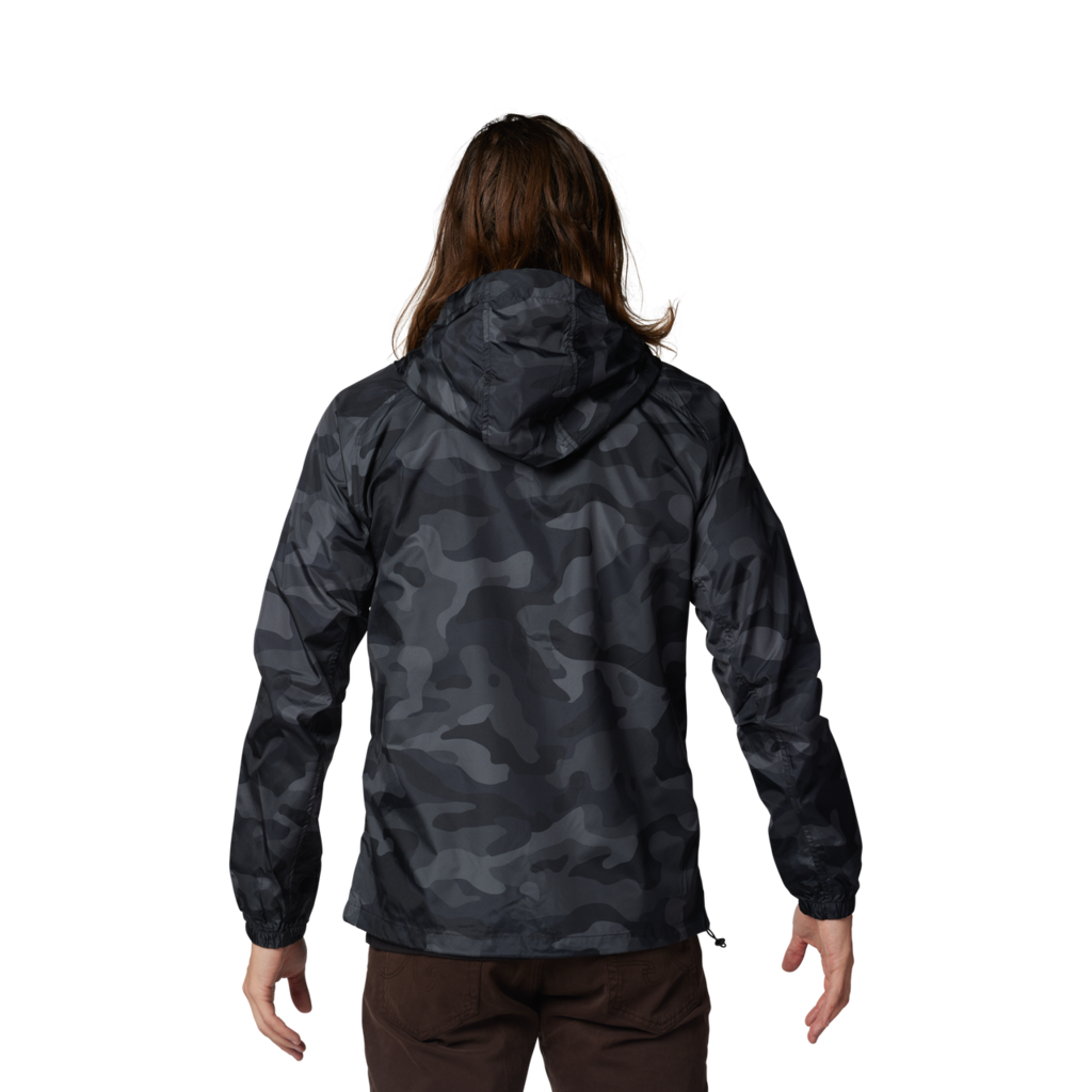 Fox Racing Fox Head Camo Windbreaker in SCHWARZ