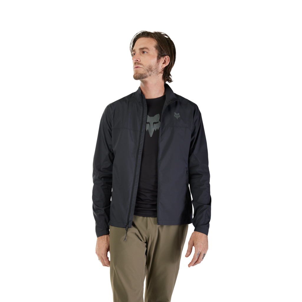 Fox Racing Ranger Wind Jacket in SCHWARZ