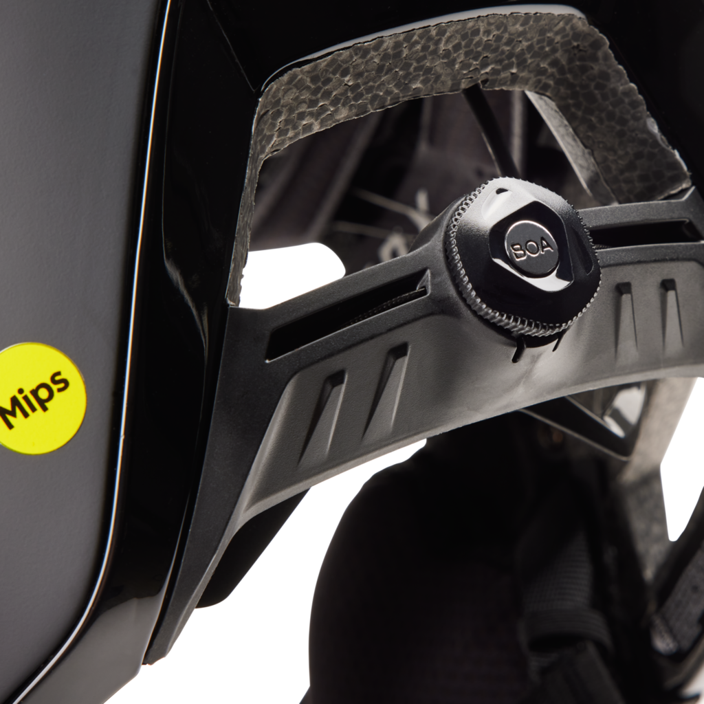 Fox Racing Proframe RS Vollvisier Helm in SCHWARZ