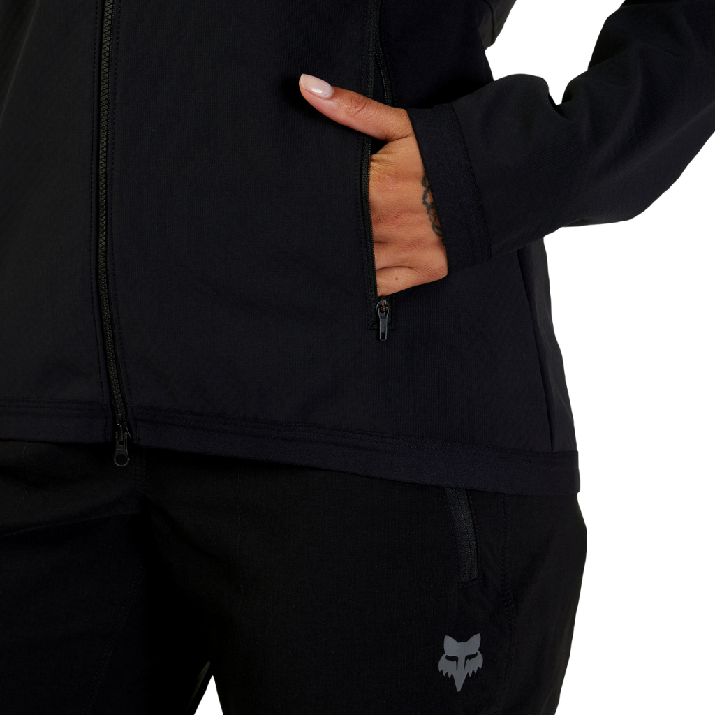 Fox Racing W Ranger Fire Jacket in SCHWARZ