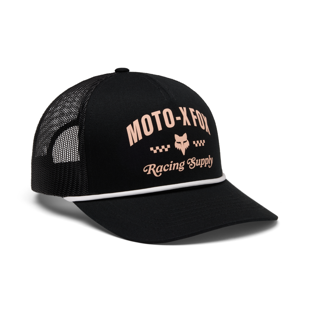 Fox Racing W Supply Mesh Rope Trucker in SCHWARZ