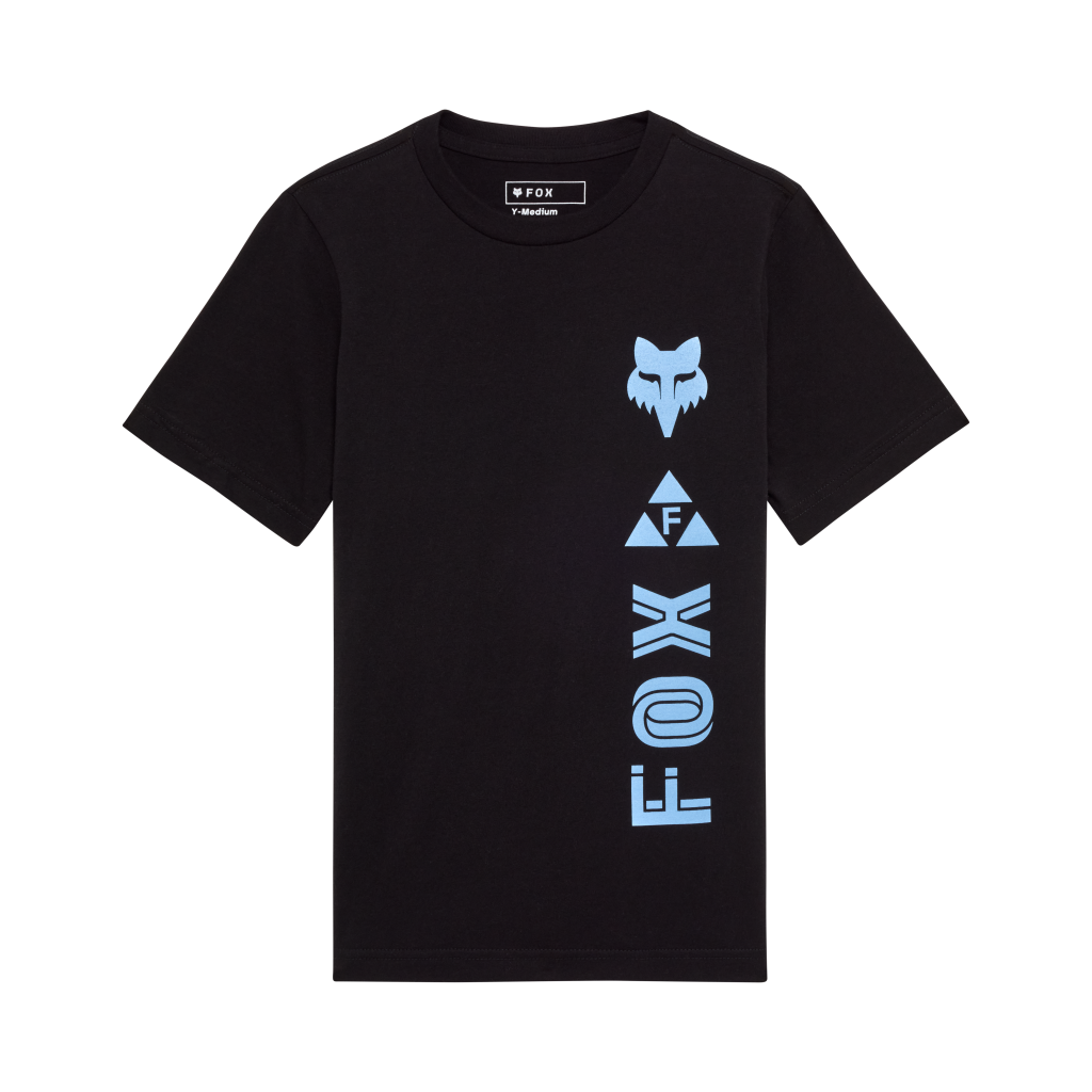 Fox Racing Yth Glyph SS Tee in SCHWARZ