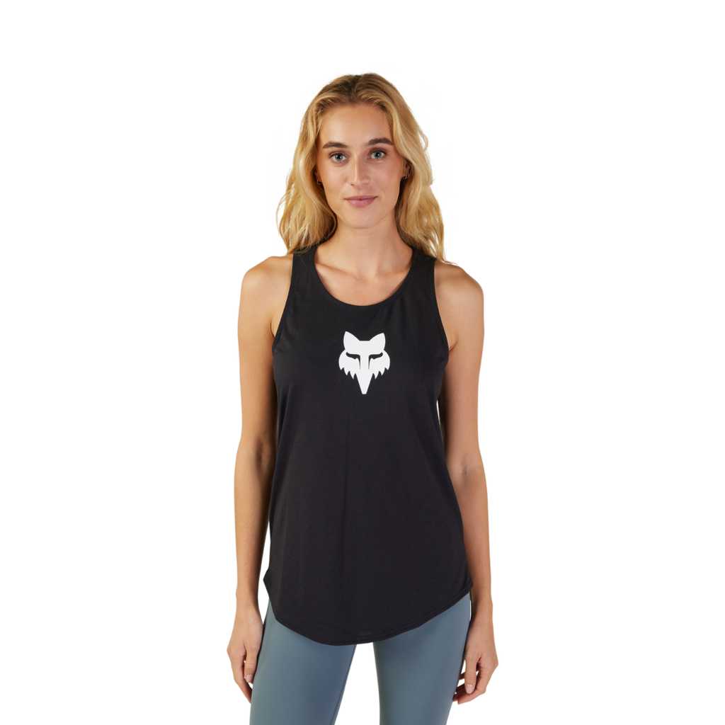 Fox Racing W Fox Head Tank in SCHWARZ
