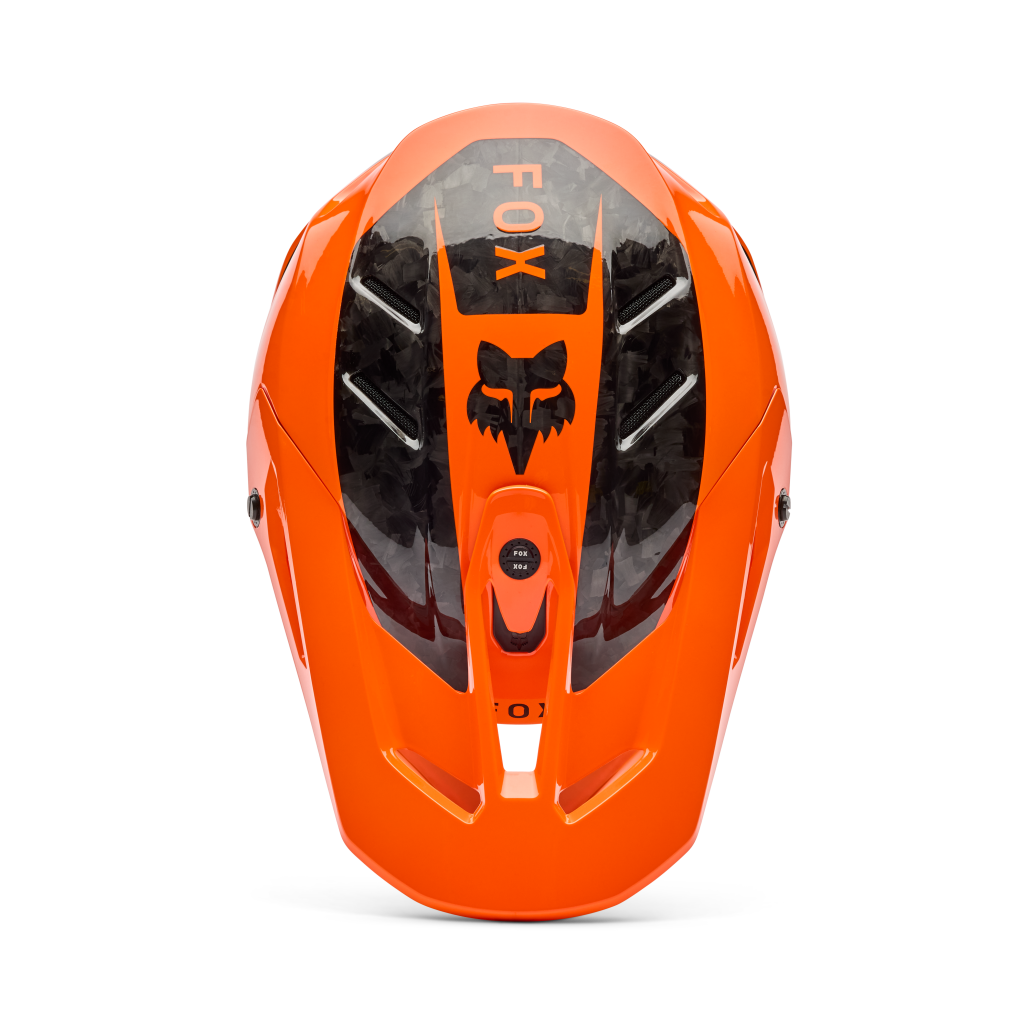 Fox Racing V3 RS Fracture Motocross Helm in ORANGE