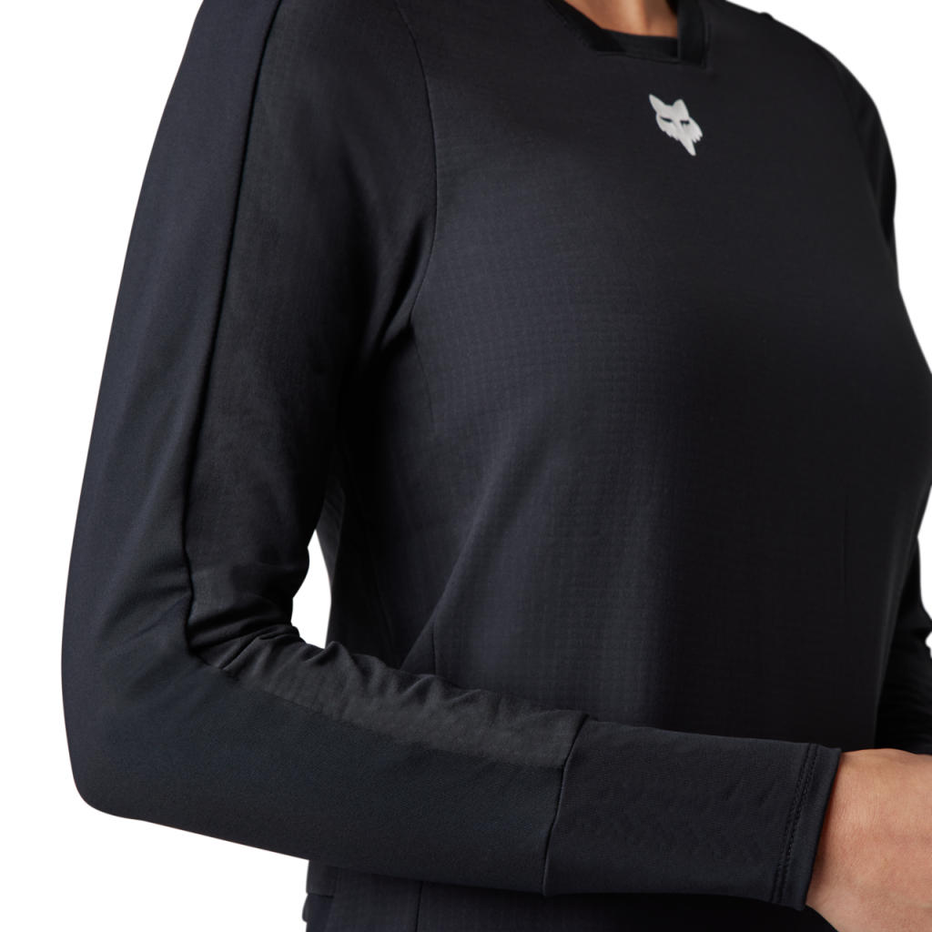 Fox Racing W Defend LS Thermal Trikot langarm in SCHWARZ