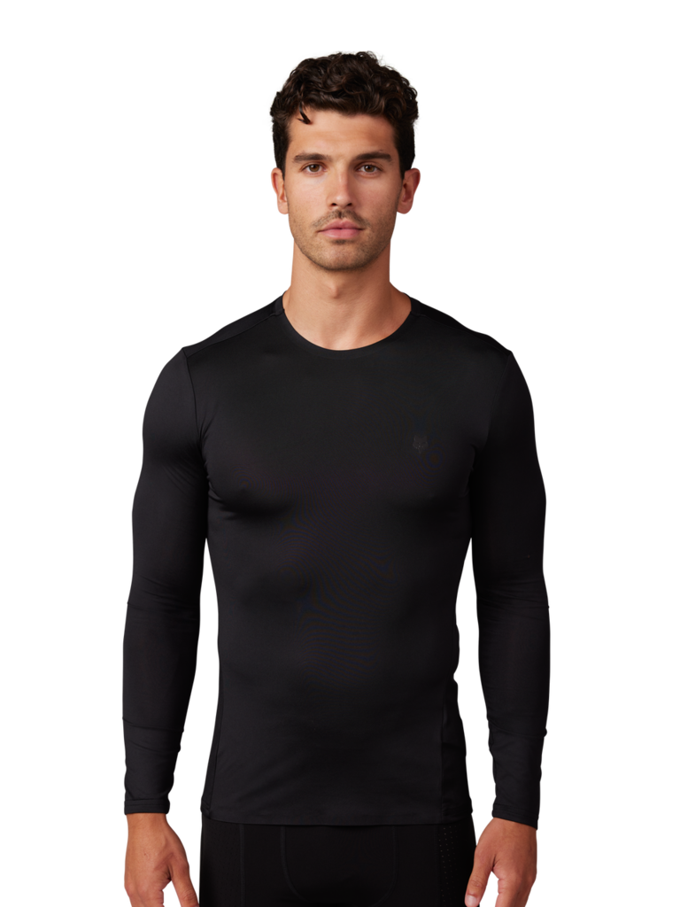 Fox Racing Tecbase LS Shirt in SCHWARZ