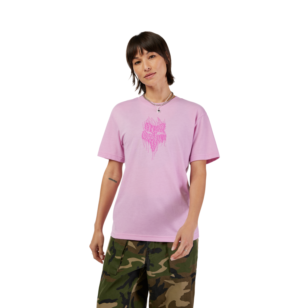 Fox Racing W Bark SS Tech Tee in PINK
