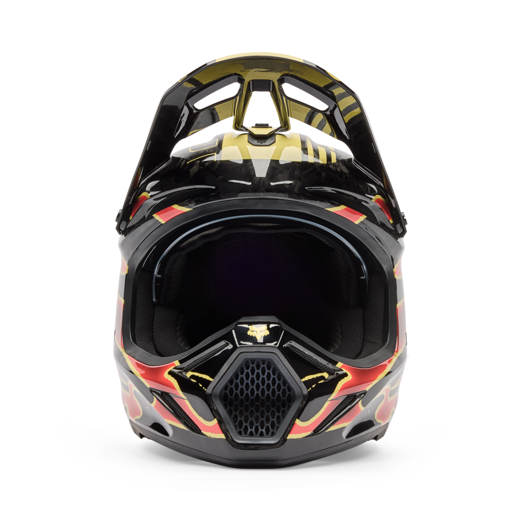 Fox Racing V3 RS Inning Motocross Helm in SCHWARZ