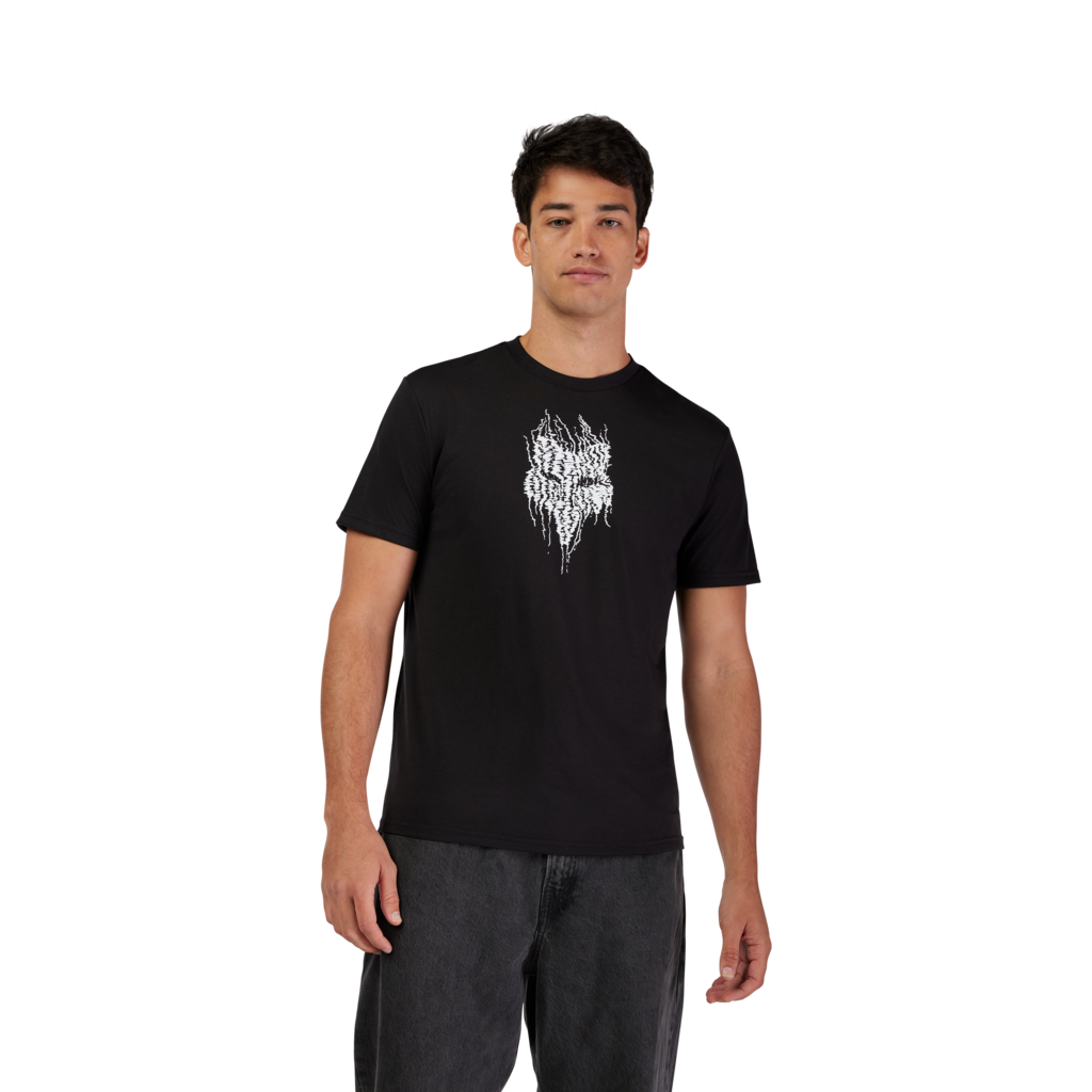 Fox Racing Bark SS Tech Tee in SCHWARZ
