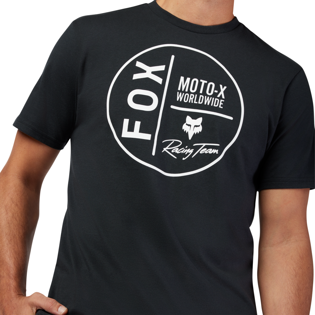 Fox Racing Worldwide SS Prem Tee in SCHWARZ