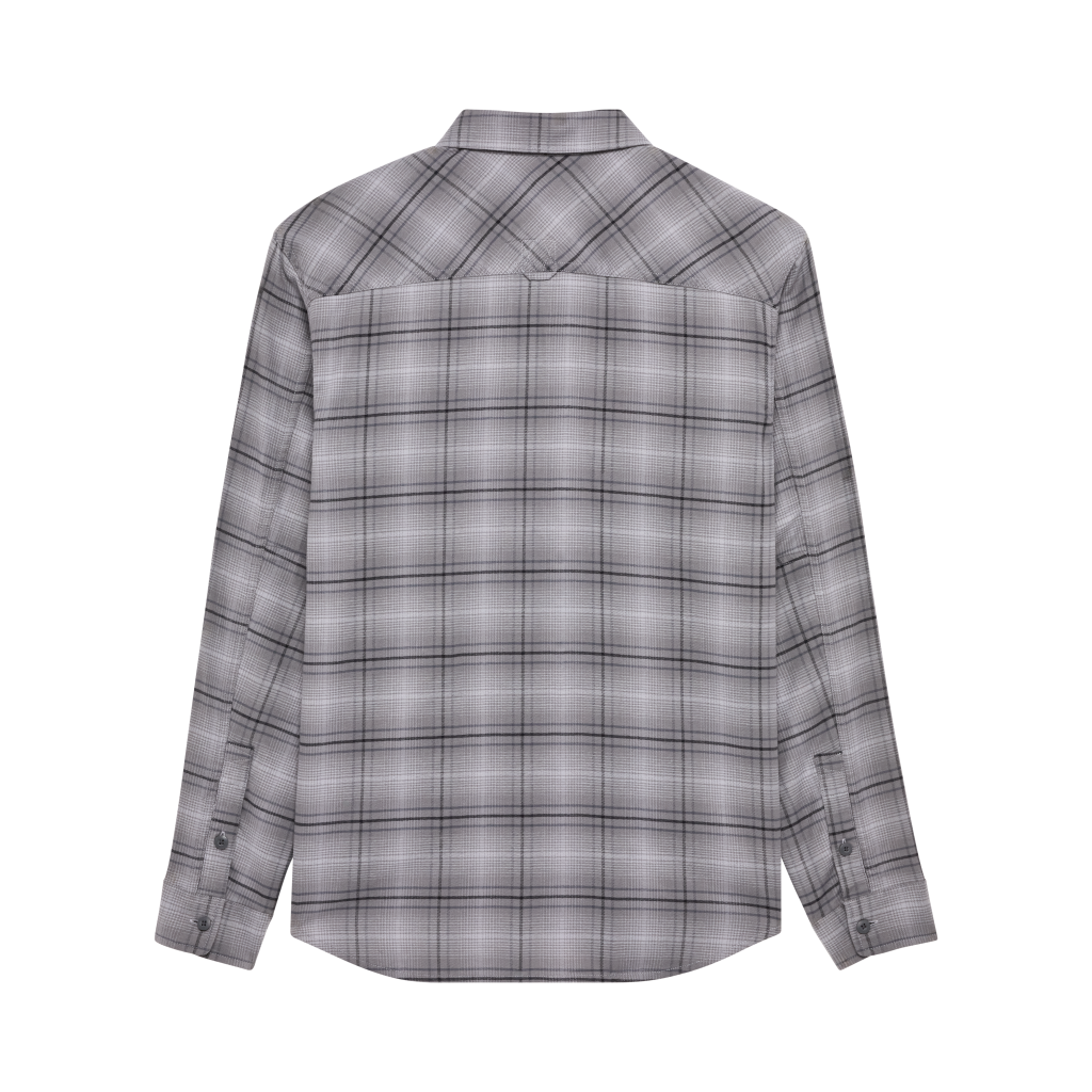 Fox Racing Survivalist Stretch Flannel LS in GRAU
