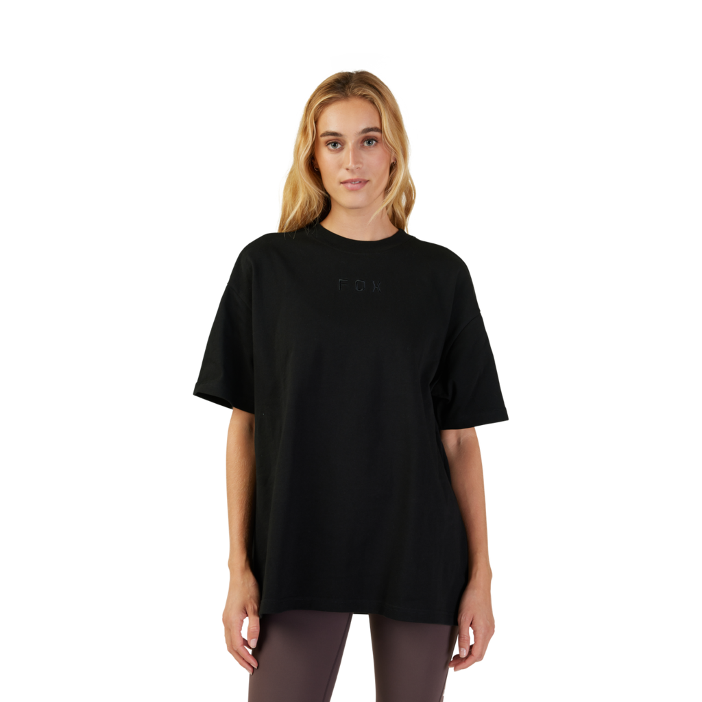 Fox Racing W Wordmark Os SS Tee in SCHWARZ