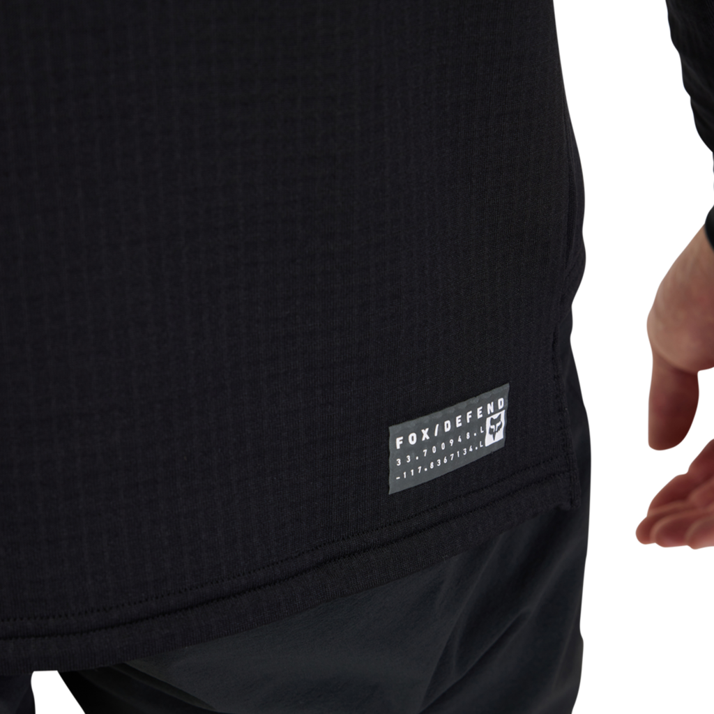 Fox Racing Defend Thermal Hoodie in SCHWARZ