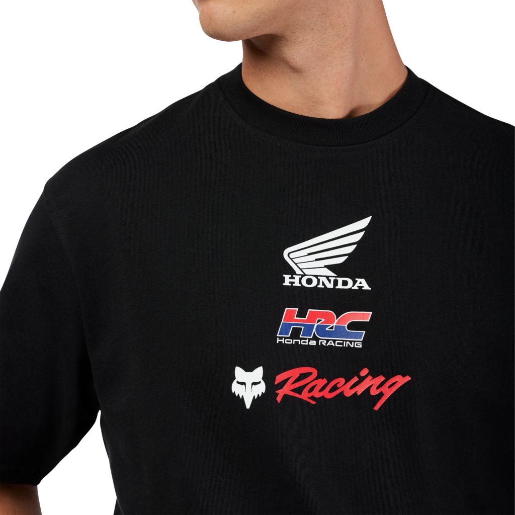 Fox Racing Honda Oversized SS Tee in SCHWARZ