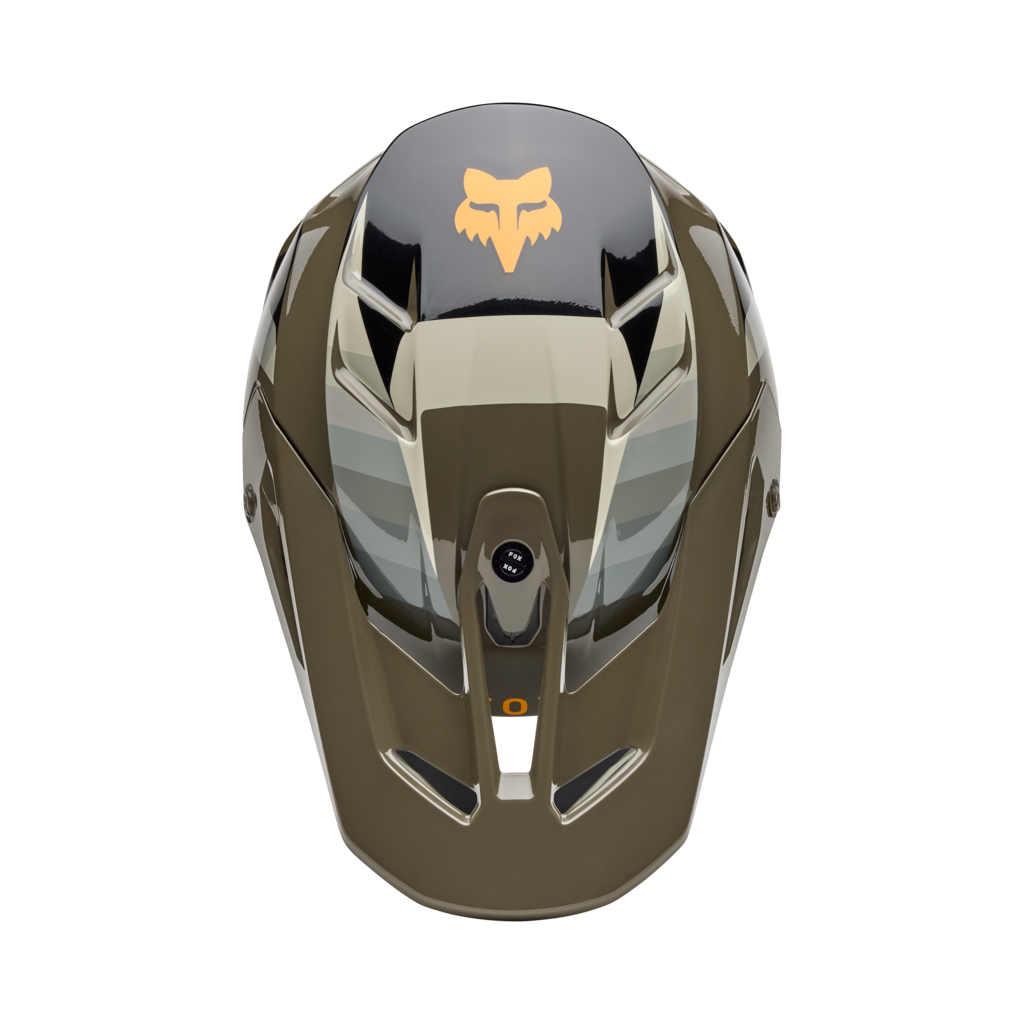 Fox Racing V3 Fade Motocross Helm in BRAUN