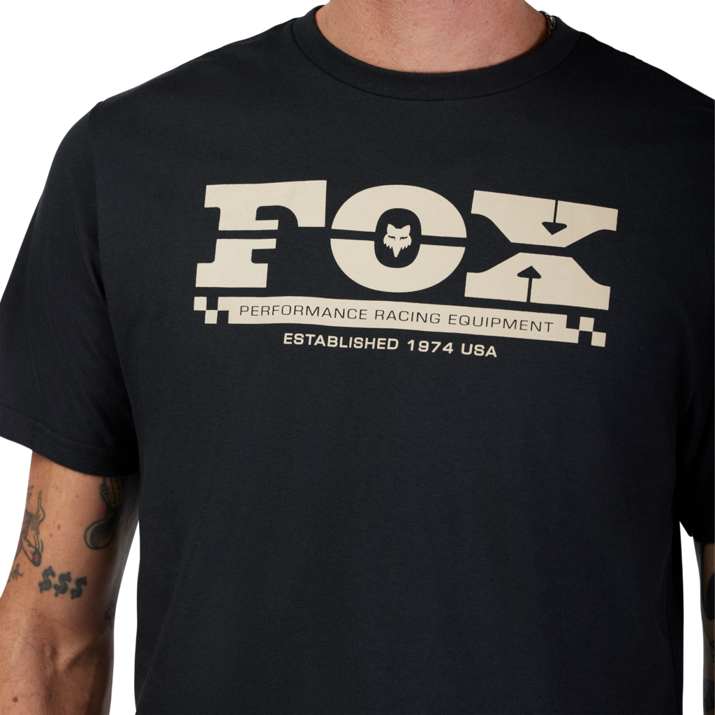 Fox Racing National SS Prem Tee in SCHWARZ