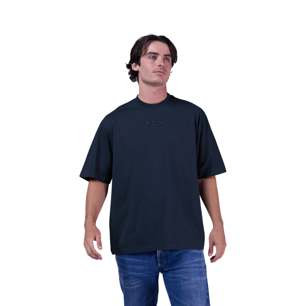 Fox Racing Wordmark Ov SS Tee in BLAU