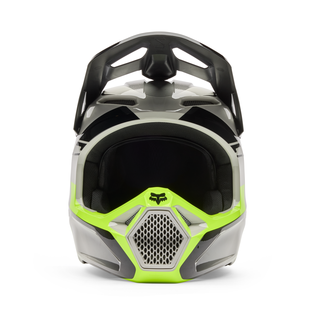 Fox Racing V1 Collect Motocross Helm in GRAU