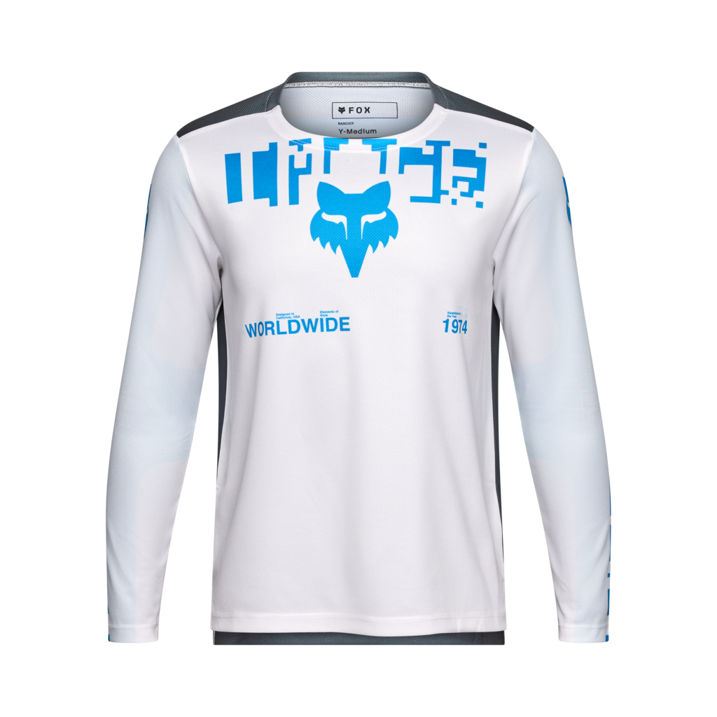 Fox Racing Yth Ranger LS Digi Image Trikot langarm in WEISS