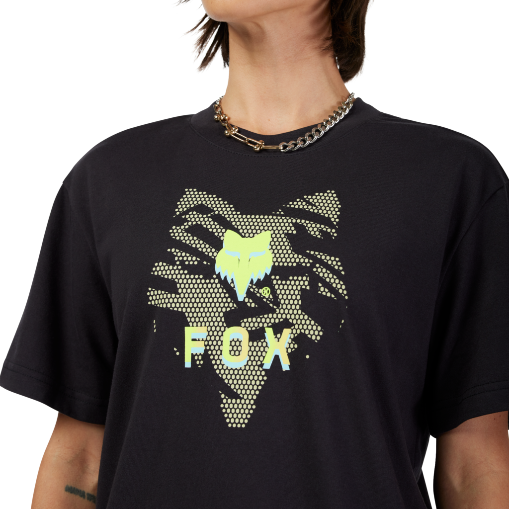 Fox Racing W Elevated Head SS Tee in SCHWARZ
